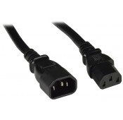 14 AWG Power Extension Cord, IEC 320 C14 to IEC 320 C13