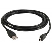 USB 2.0 Cables, Male A to Male Mini-B 5-Pin