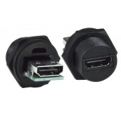 Waterproof HDMI Feed-Thru Coupler, Case Side