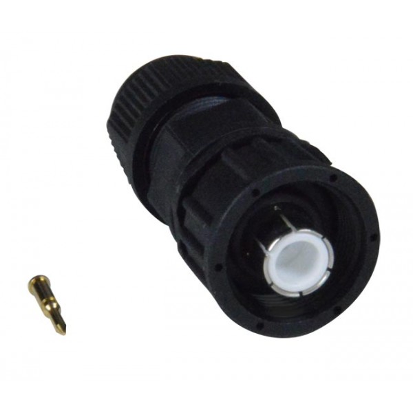 Waterproof BNC RG59 Male Crimp Connector Coaxial RF IP67 CCTV