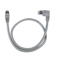 CAT6 Left Angle to Straight Shielded Patch Cords CAT6 Left Angle to Straight Shielded Patch Cords