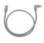 CAT6 Right Angle to Straight Shielded Patch Cords, 15 Feet
