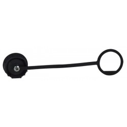Case Side Cap with Rubber Lead & Tether, Quick Release Bayonet Style