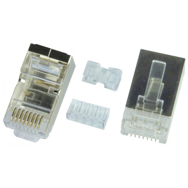 RJ45 Plug CAT7 Shielded connector stranded conductor wire