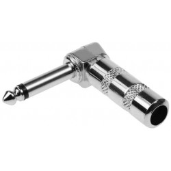 1/4” Male Right Angle TS Mono Audio Connector 1/4” Male Right Angle TS Mono Audio Connector