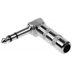 1/4” Male Right Angle TRS Stereo Audio Connector