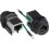 Waterproof Case Side CAT5e RJ45 Connector, with Shielded Jack and Grounding Wire 13/16" - 28 UN threading