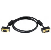 Thin VGA Monitor Cables with Gold Connectors & Ferrites