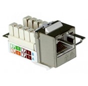 CAT6 Shielded Vertical Keystone Jack with Lock