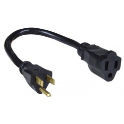 16 AWG Extension Cord, NEMA 5-15P to NEMA 5-15R