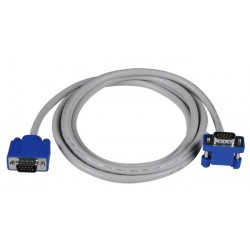 Up Angled to Straight Connector VGA Cables, Male-to-Male