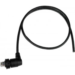 Waterproof Shielded Right Angle CAT5e Cables with Attached Cable Gland 15/16" - 20 UNEF threading