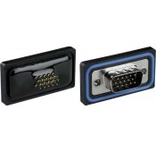Waterproof Panel Mount High Density D-Sub HD15 VGA PCB Connectors