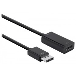 DisplayPort Male to 4K HDMI Standard Female Active Adapter Cable
