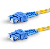 SC-SC Duplex Singlemode Fiber Patch Cables, 9-Micron