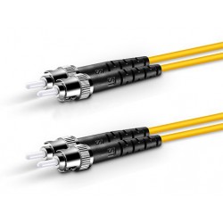 ST-ST Duplex Singlemode Fiber Patch Cables, 9-Micron