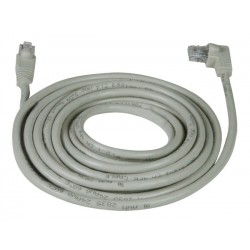 CAT6 Left Angle to Straight Patch Cords, Operating Temperature Range: -4 to 140°F (-20 to 60°C)