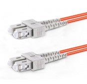 SC-SC Duplex Multimode Fiber Patch Cables, 62.5-Micron