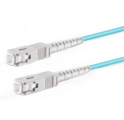 10 Gigabit OM3 SC-SC Simplex Multimode LSZH Fiber Optic Patch Cables
