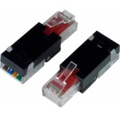 CAT6 Tooless RJ45 Plug for 24-26 AWG Solid/Stranded Cable