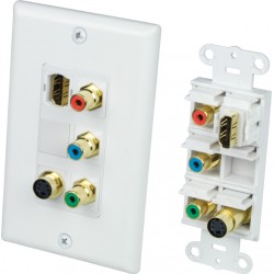 HDMI, Component Video, S-Video Wall Plate HDMI, Component Video, S-Video Wall Plate