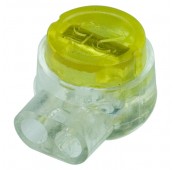 2-Wire Butt Splice Connector, 19-26 AWG Wires, Polycarbonate Shell