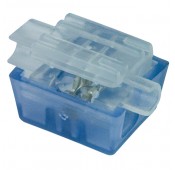 2-Wire Bridge Tap Connector, 19-26 AWG Wires, Polypropylene Shell