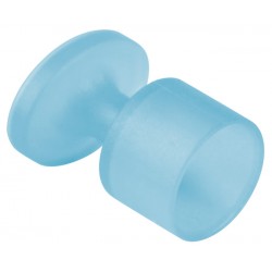 S-Video MiniDIN 4-pin Female Connector Covers, Blue