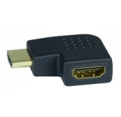 HDMI Type A Left Angle Adapter, Male to Female