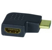 HDMI Type A Right Angle Adapter, Male to Female