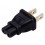NEMA 1-15P to IEC 320 C7 Power Plug Adapter