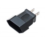 NEMA 1-15P to Europlug CEE 7/16 Power Plug Adapter