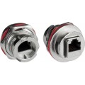 Case Side Metal Shielded Waterproof RJ45 Connector, with Jack