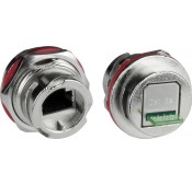 CAT5e Quick Release Case Side Metal Shielded Waterproof RJ45 Connector, with PCB board