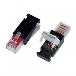 CAT5e Toolless RJ45 Plug for 24-26 AWG Solid/Stranded Cable