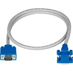 Down Angled to Straight Connector VGA Cables, Male-to-Male