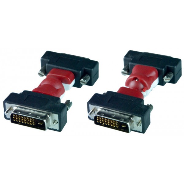 Flexible DVID Adapter Gender Changer Swivel 360 Degrees Male