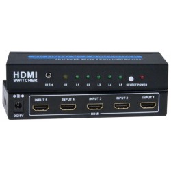 4K HDMI Switch, 5-Port 4K HDMI Switch, 5-Port