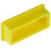 DVI Female Connector Cover, Yellow