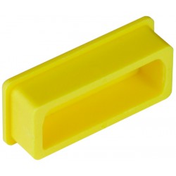 DVI Female Connector Cover, Yellow