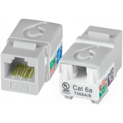 CAT6a Mini Vertical Keystone Jack