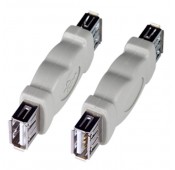USB 2.0 Type A Gender Changer, Female to Female