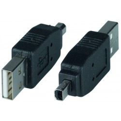 USB 2.0 Type A Male to Mini 4-pin Male Mitsumi Adapter
