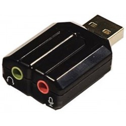 USB to Audio Adapter, Windows 7 Compatible
