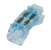 4-Wire Quick Snap Splice Connector, 21-26 AWG, Blue Grease