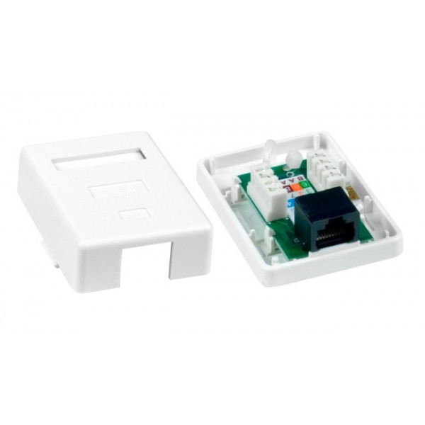 CAT5e surface mount box type 110 connector solid UTP cable