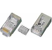 CAT6 Shielded Solid RJ45 Plug for 24-26 AWG Cable