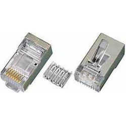 CAT6 Shielded Solid RJ45 Plug for 24-26 AWG Cable CAT6 Shielded Solid RJ45 Plug for 24-26 AWG Cable