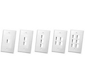 Leviton Plastic Keystone Wallplates