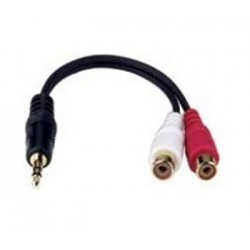 3.5mm Stereo Male Plug / Dual RCA Female Jack Adapter Y-Cable 3.5mm Stereo Male Plug / Dual RCA Female Jack Adapter Y-Cable